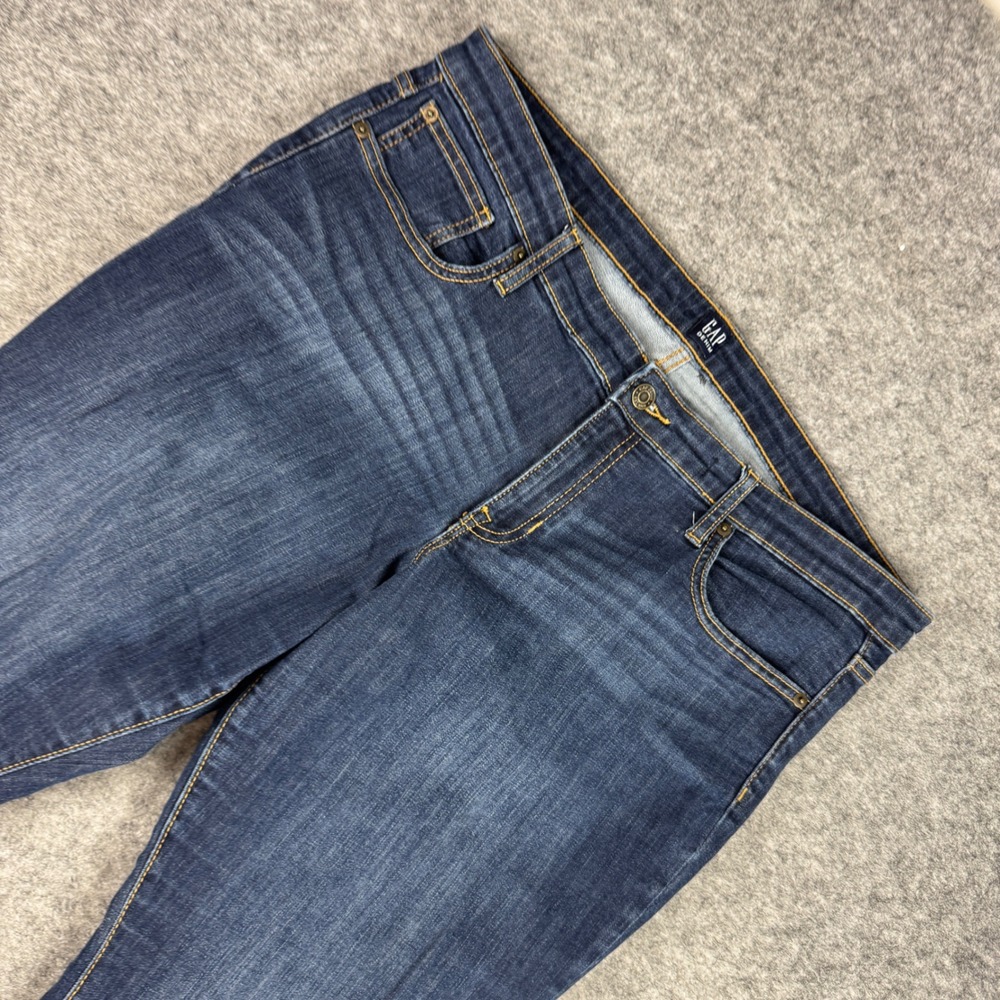 GAP Denim Legging Jeans Womens 33 Regular Dark Wash Stretch Skinny Blue 1166